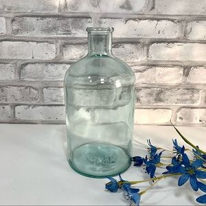 Hearth & Hand With Magnolia 1.4L Clear Glass Bottle Vase - NWT